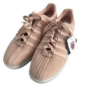 New K-SWISS Classic VN‎ Peach Mens Suede Sneakers, 11